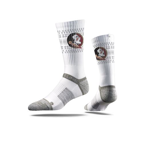 Picture of Florida State Sock Tallahassee White Crew Premium Sm