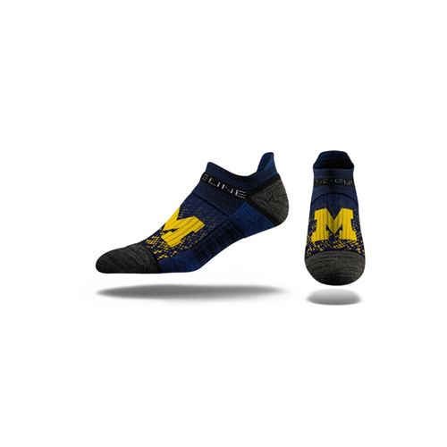 Picture of Michigan Sock Ann Arbor Blue No Show Premium Reg