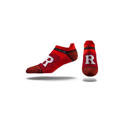 Picture of Rutgers Sock Scarlet Knight No Show Premium Reg