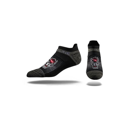 Picture of NC State Sock Black Pack No Show Premium Reg